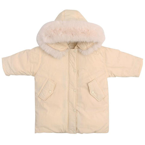 Children's Down Jacket Long Knee 90 White Duck Down Jacket